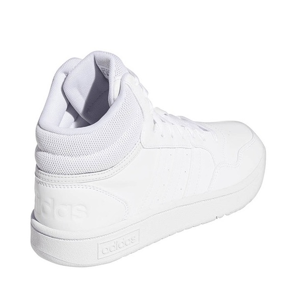 NWT Adidas Hoops 3.0 Mid Classic Shoes in Cloud White - Picture 5 of 8